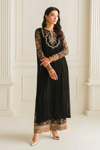 Baroque - Embroidered Chiffon