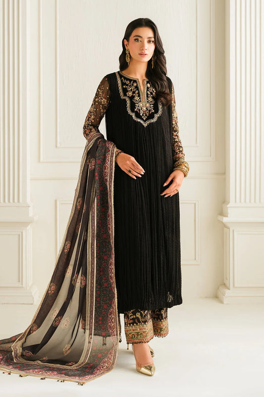 Baroque - Embroidered Chiffon