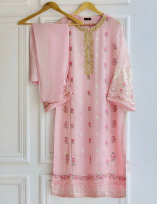 Agha Noor - Pink Chiffon 2-Piece Suit image 0