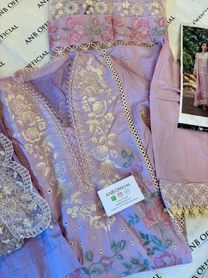 Zara Zubair - Lavender (Stitched)