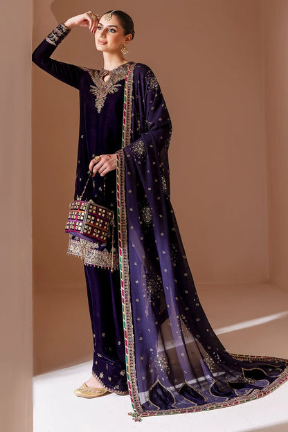 Jazmin - Embroidered Velvet Formal CVF D-08