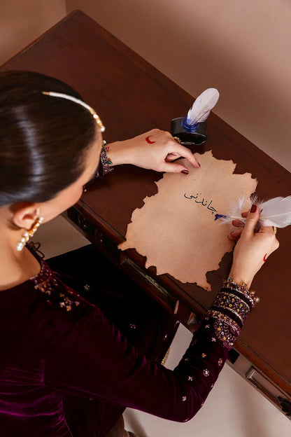 Jazmin - Embroidered Velvet Formal CVF D-05