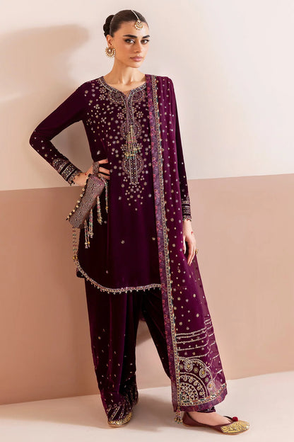 Jazmin - Embroidered Velvet Formal CVF D-05
