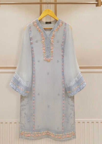 Agha Noor - Blue Chiffon 2-Piece Suit image 0