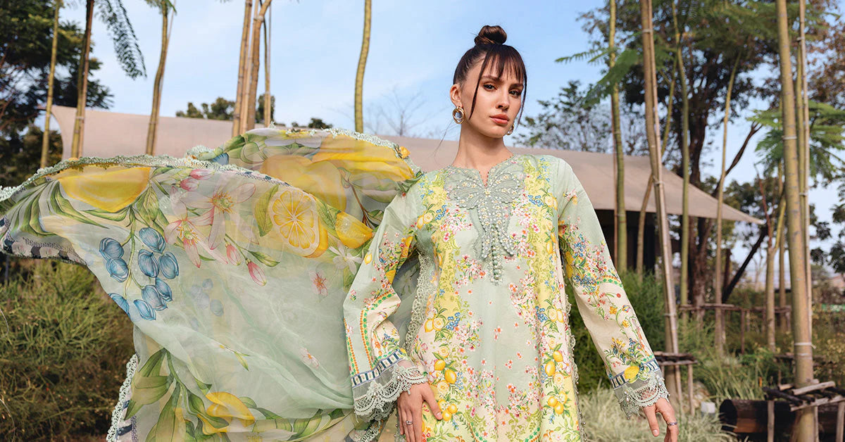 Maria B - Stitched | 3-Piece | Pistachio | ANBMBS1