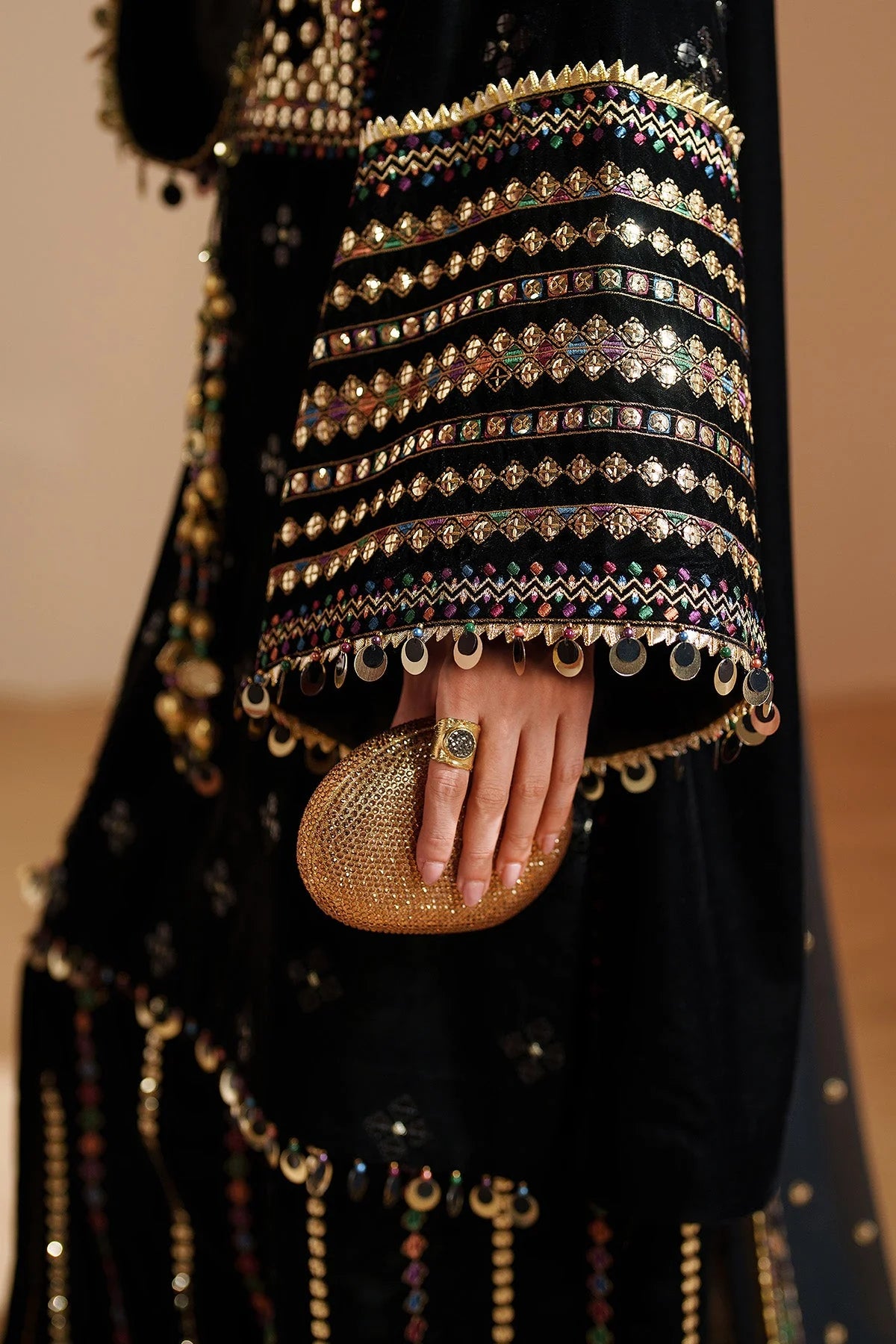 Jazmin - Embroidered Velvet Formal D-5