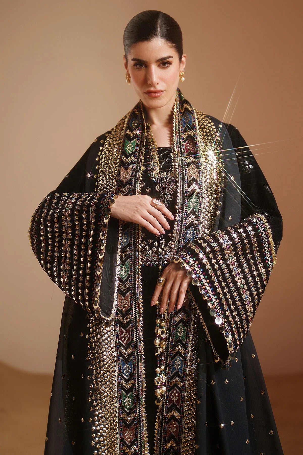 Jazmin - Embroidered Velvet Formal D-5