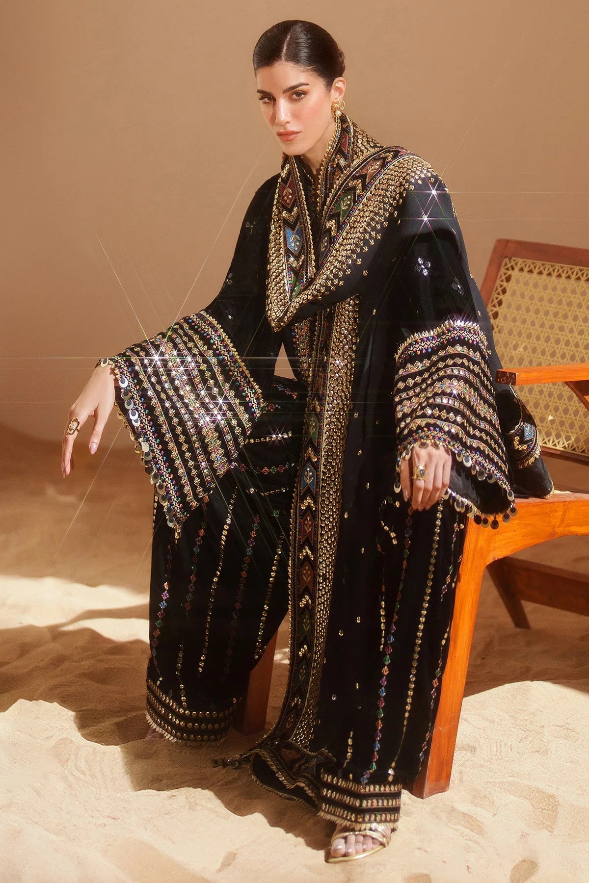 Jazmin - Embroidered Velvet Formal D-5