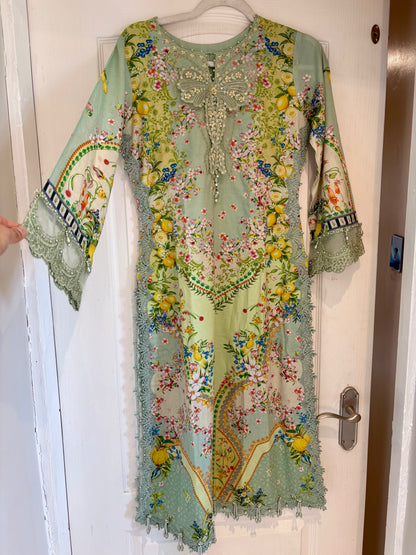 Maria B - Stitched | 3-Piece | Pistachio | ANBMBS1