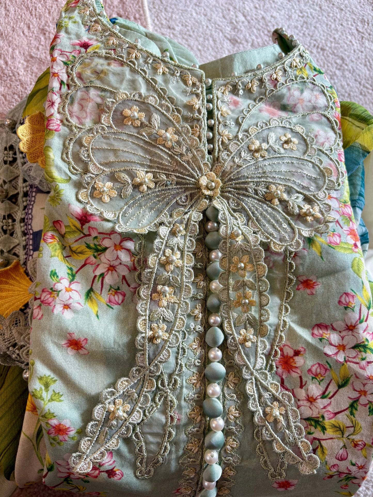 Maria B - Stitched | 3-Piece | Pistachio | ANBMBS1