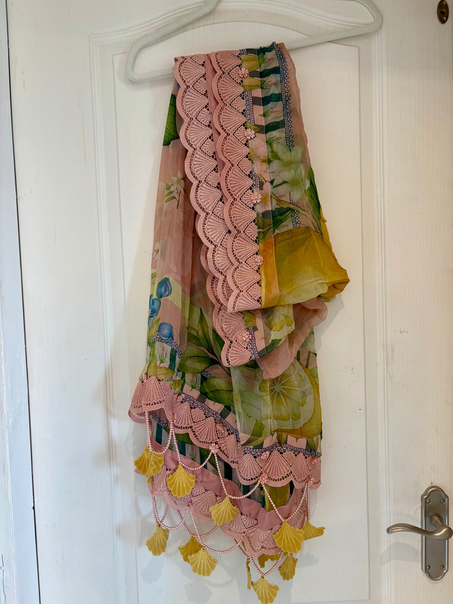Maria B - Stitched | 3-Piece | Peach | ANBMBS2