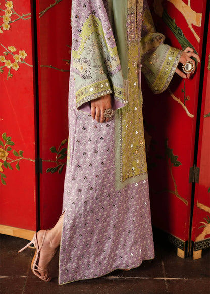 Crimson - Jhilmil Lilac | Kaftan