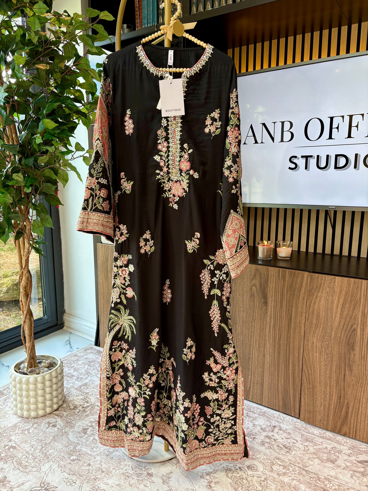 ETHNC - Jet Black | Kaftan - SELLING FAST