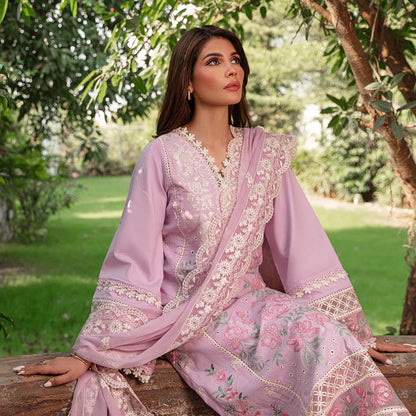 Zara Zubair - Lavender (Stitched)